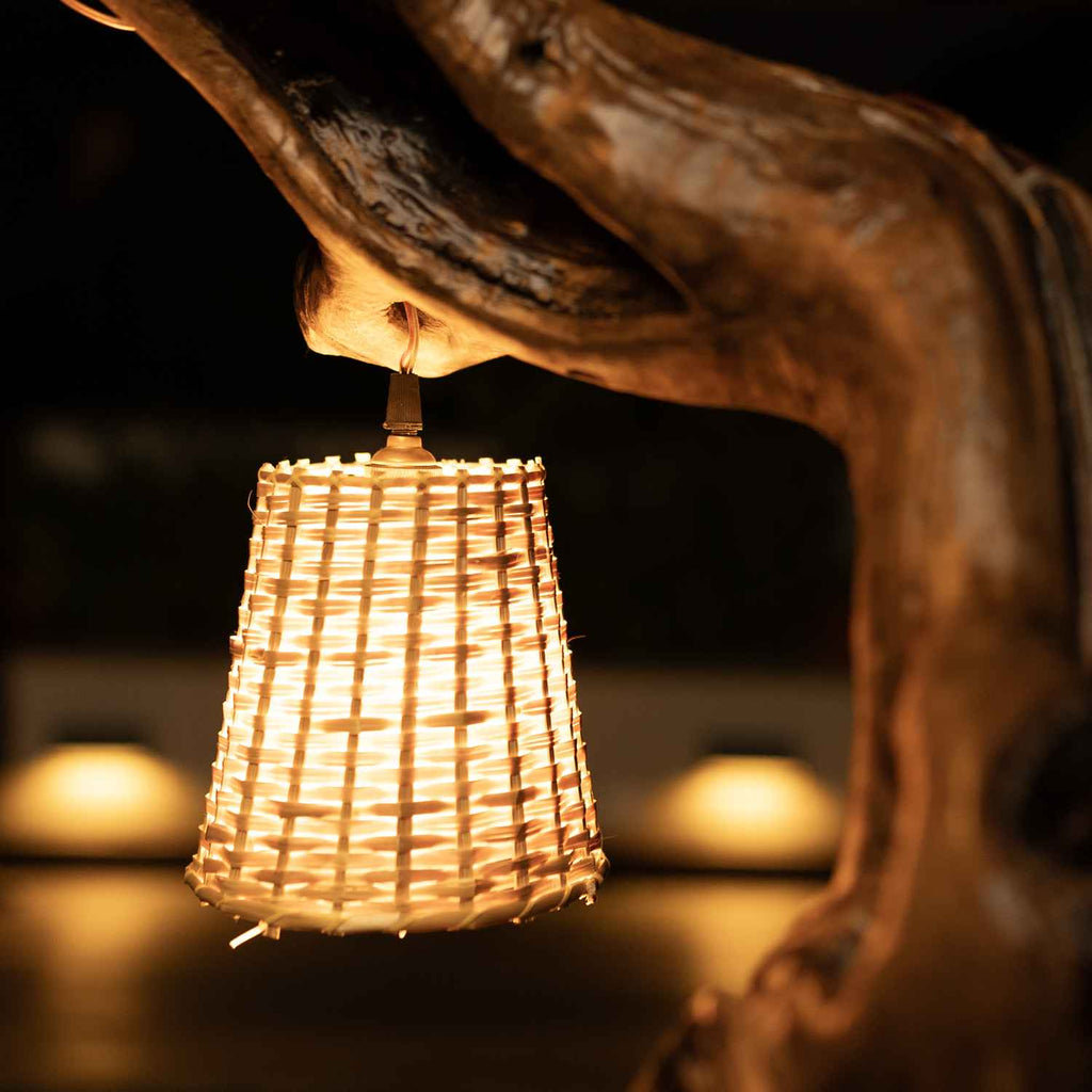 Rustic Country Tree Floor Lamp