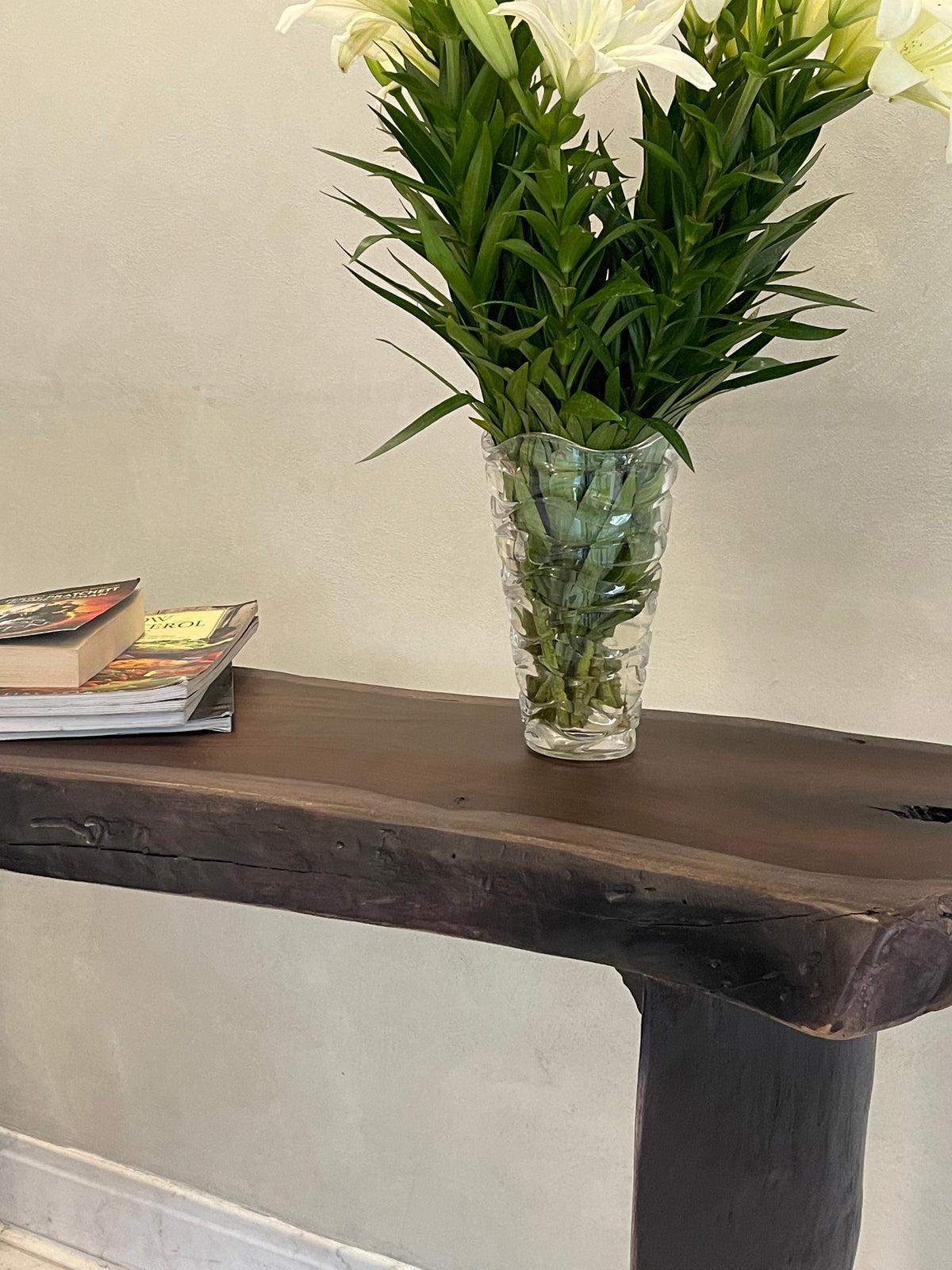 Rustic Handmade Wooden Log Console Studio By Paveela