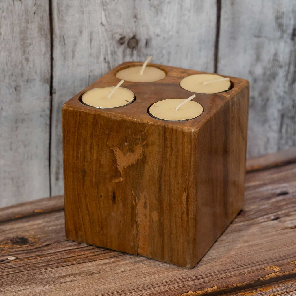 Tea Light Candle Holder - Cube | Studio By Paveela